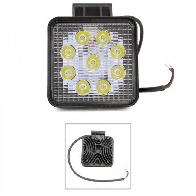 Farol Milha Auxiliar de  Led 27w 9 Led 005