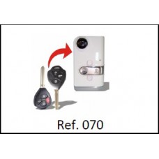 Chave Carcaça Canivete Hilux Branca ref 070