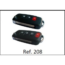 Chave Carcaça Nissan 4 Botões ref 208