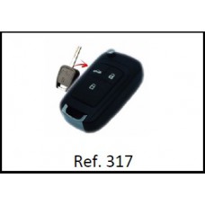 Chave GM Adaptação Vectra Novo 3 Botões ref 317