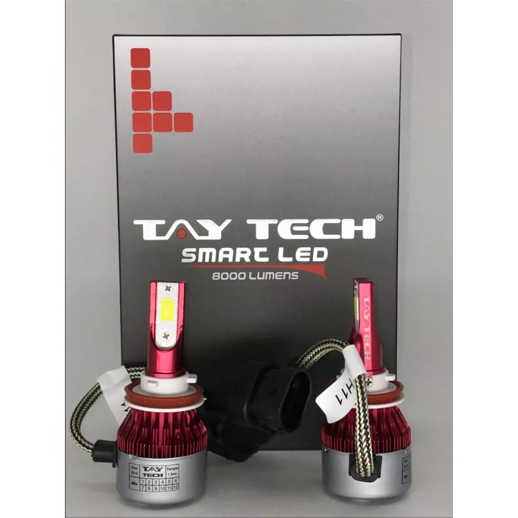 Kit Led Tay Tech H4 8000 Lúmens
