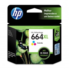 Cartucho de Tinta HP Ink Advantage 664XL Tricolor