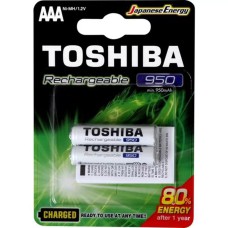 Pilha recarregável AAA 950mAh Toshiba 