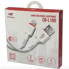 Cabo usb-lightning 1m cb-l100wh c3tech