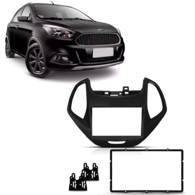  Moldura 4071 2DIN novo KA/KA + 18/19 PRETO