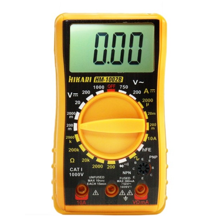 Multímetro Digital Hikari HM-1002B Multímetro Digital Hikari HM-1002B