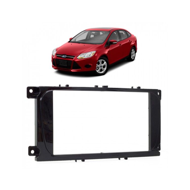 Moldura 4065 2DIN Ford Focus 09/13 BLACK
