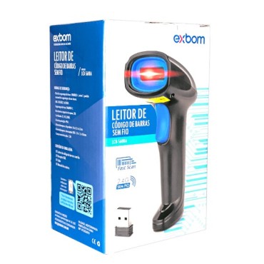 Leitor de Código de Barra Wireless LCB-S600A Exbom