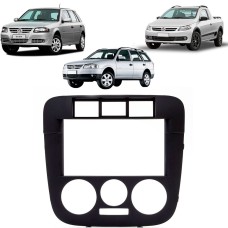 Moldura Fiamon 3204 2 Din Painel Gol Parati Saveiro G4 Preto