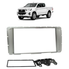 Moldura 2 Din Toyota Hilux 2012 A 2015 - Fiamon 2445