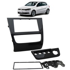 Moldura Fiamon 2 Din VW Gol, Voyage, Saveiro G6 - Black Piano 2515