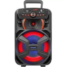 Caixa Som Amplificada 220w Rms Bluetooth Usb Fm Led Aca221