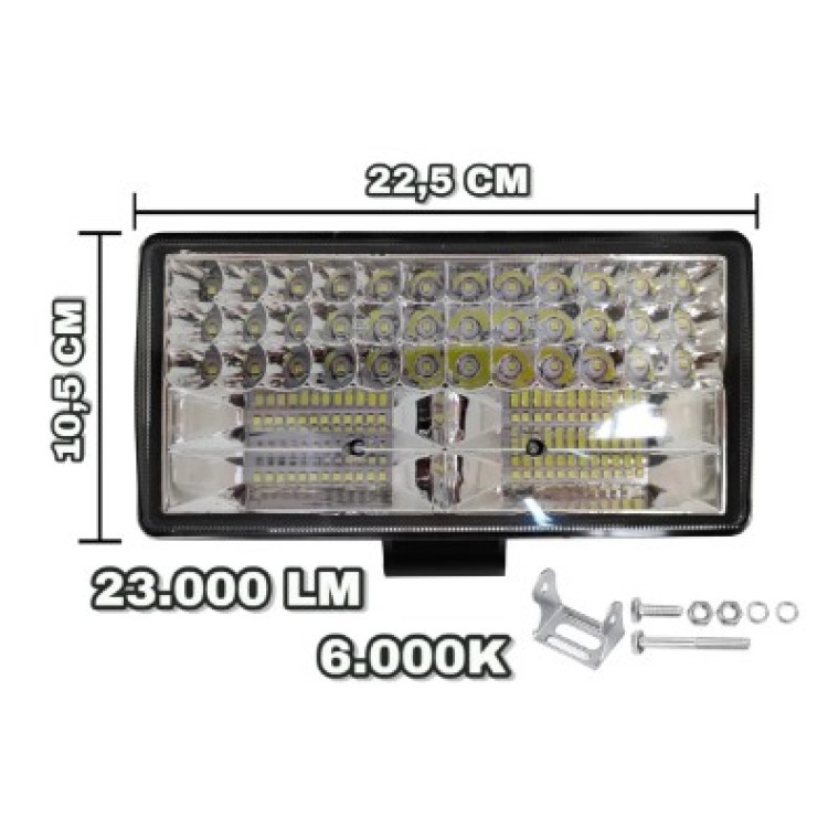 Farol De Milha Auxiliar Briwax Led 252w FK-F1252W 09-36V Farol De Milha Auxiliar Briwax Led 252w FK-F1252W 09-36V