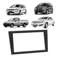 Moldura 2 Din Gm Vectra GT/Meriva/Corsa/Montana - Grafite cod:813