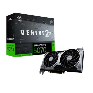 Placa de Vídeo MSI GeForce RTX 5070 VENTUS 2X OC,12 GB GDDR7