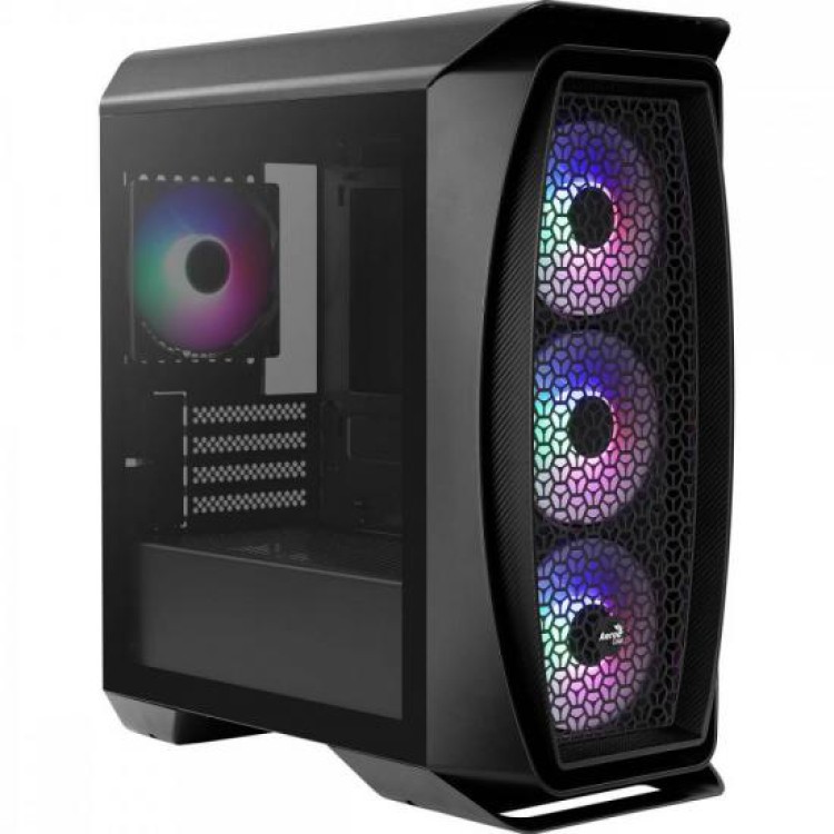 Gabinete Gamer Mini Tower Aero One Mini Preto AEROCOOL