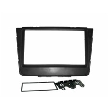 MOLDURA 6.8" E 7" HYUNDAI CRETA 2017/2021 Preta 4001