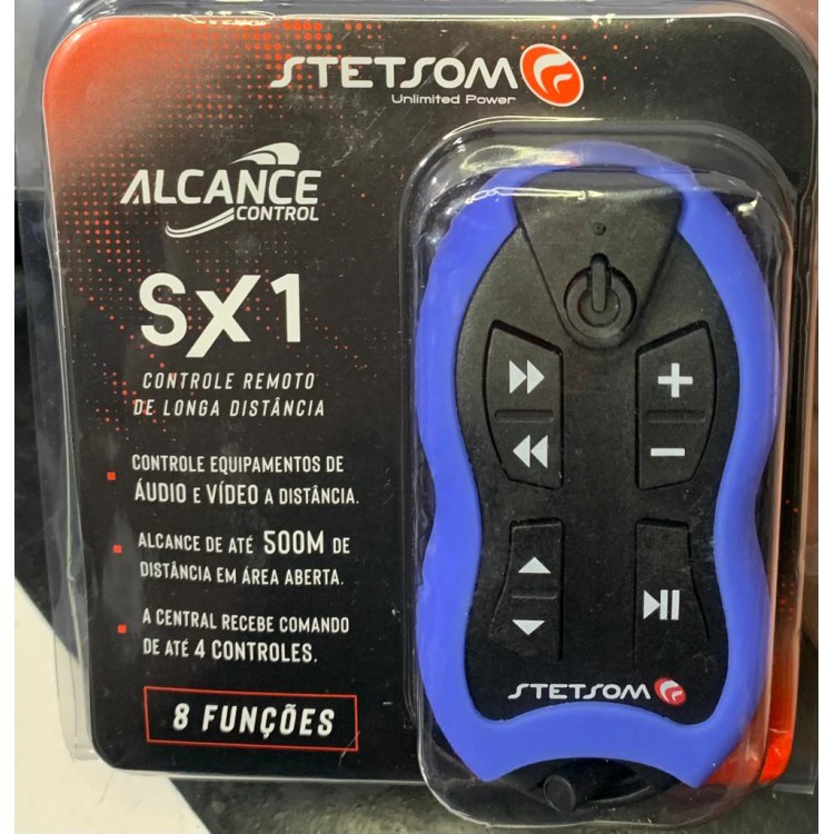 Controle longa distância stetsom SX1  azul 