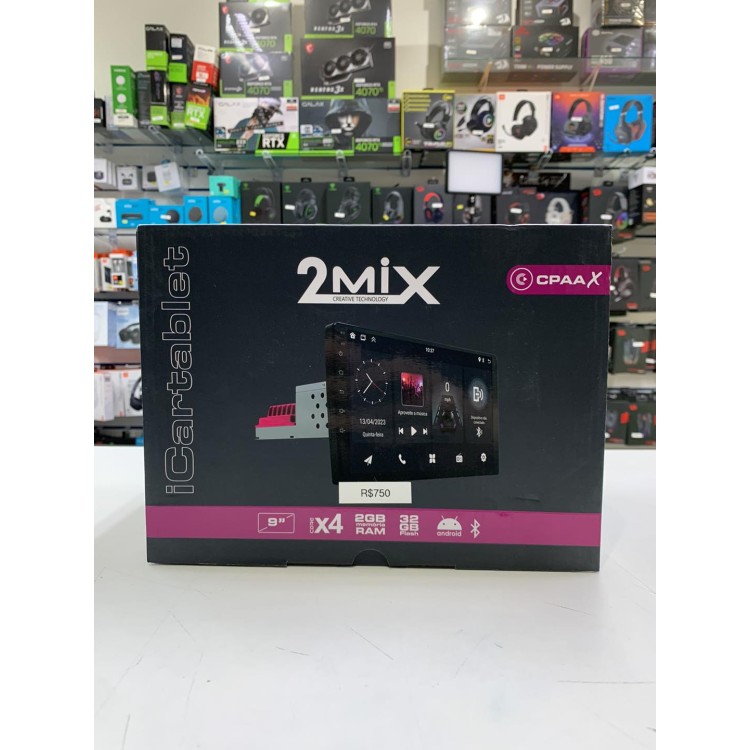 Central multimidia android 9” 1 din cpaa-1d3229x 2MIX Central multimidia android 9” 1 din cpaa-1d3229x 2MIX