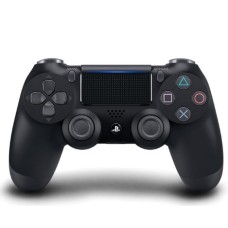 Controle Sony Dualshock PS4 sem fio preto. 
