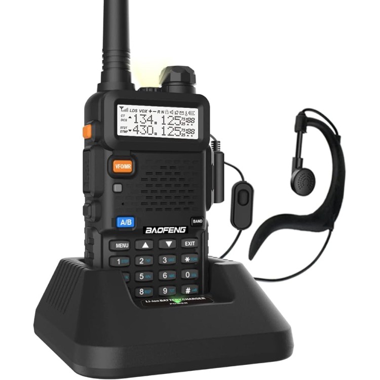 Rádio Comunicador Ht Walk Talk Dual Band Uhf Vhf Uv-5r