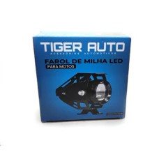 KIT FAROL DE MILHA LED PARA MOTO 6000K TIGER - TG0802.028