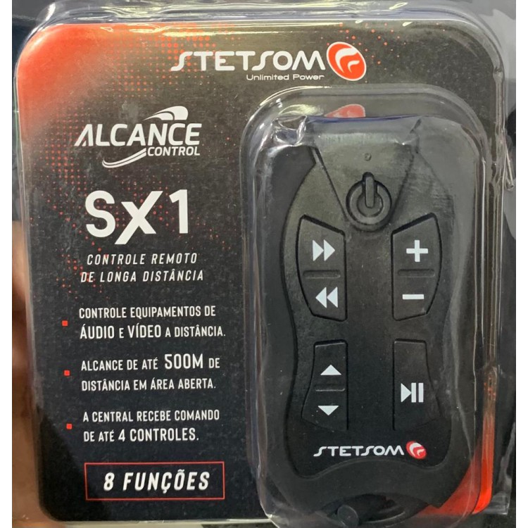 Controle longa distância stetsom SX1  Preto 