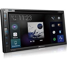 Multimídia Pioneer AVH-Z5280TV Usb, Bluetooth, Apple Car Play, Android Auto, Tv Integrada, entrada para controle de volante, 3 pares de saída rca