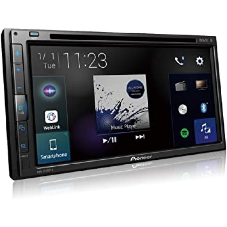 Multimídia Pioneer AVH-Z5280TV Usb, Bluetooth, Apple Car Play, Android Auto, Tv Integrada, entrada para controle de volante, 3 pares de saída rca