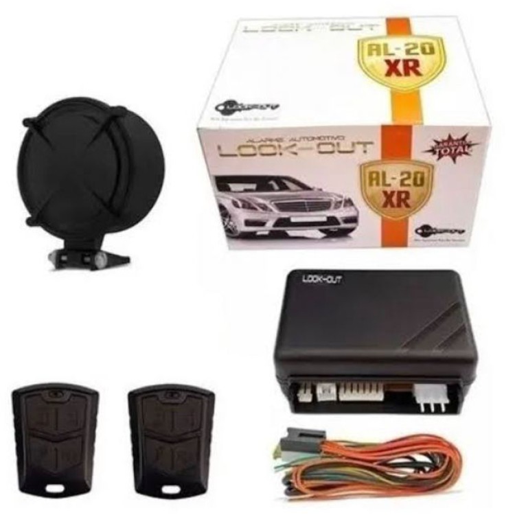 Alarme Automotivo Universal 2 Controles AL 20 II XR Look Out