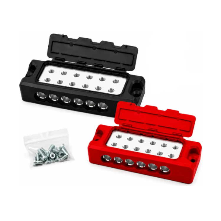 Kit Par de Barramento 6X6 - 12 vias Stetsom Bloco Distribuidor. Kit Par de Barramento 6X6 - 12 vias Stetsom Bloco Distribuidor.
