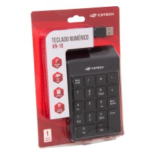 Teclado Numérico Usb KN-10 preto - C3tech