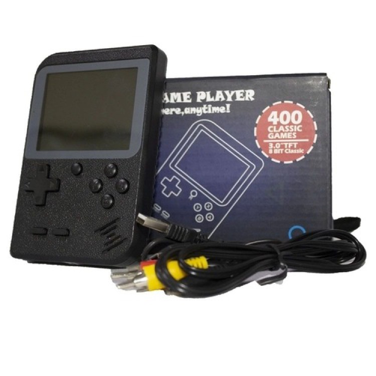 Vídeo Game Portátil Pocket Game 400 Jogos - Preto Vídeo Game Portátil Pocket Game 400 Jogos - Preto