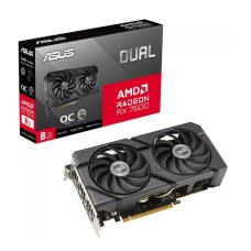 Placa De Vídeo Asus Dual AMD Radeon RX 7600 EVO OC Edition, 8GB, GDDR6