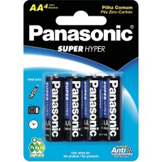 Pilha Panasonic AA Super Hyper Comum