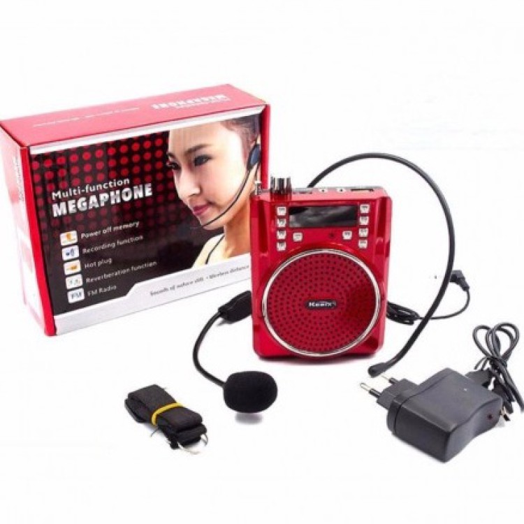 Megafone Recarregável Bluetooth com Microfone Lapela KAPBOM KA-150