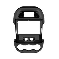 Moldura Painel 9 e 7 Polegadas Ford Ranger 2012 2015 Xl Xls Black Piano Fiamon ref 4501