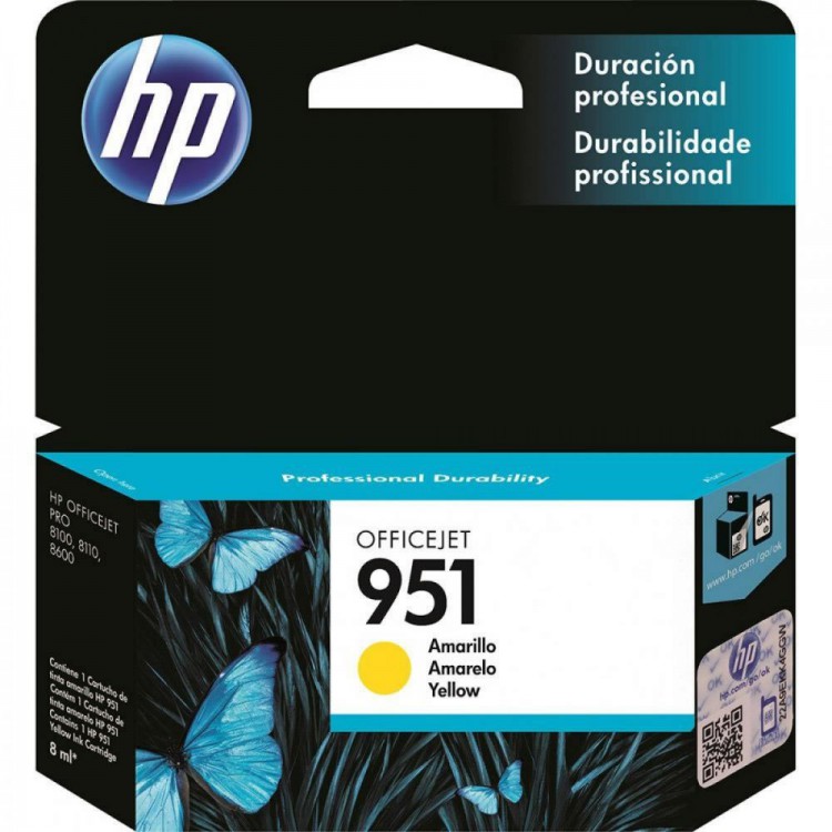 Cartucho HP 951 amarelo