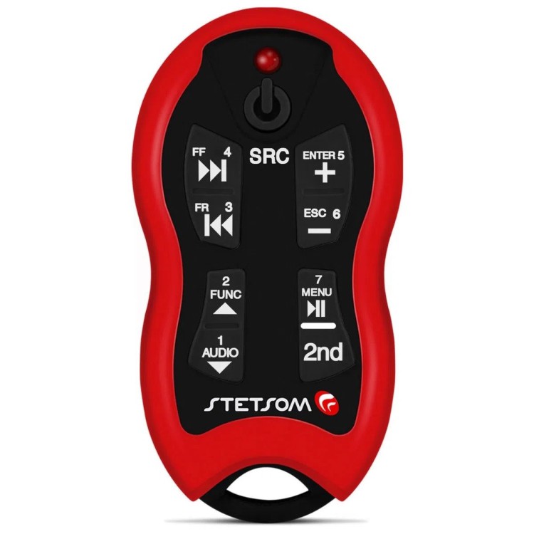 Controle Longa Distância Stetsom Sx2 500 Metros Vermelho