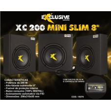 Caixa Amplificada Dutada Mini 8" 200W RMS XC200 Lite Exclusive - Exclusive Amplifier