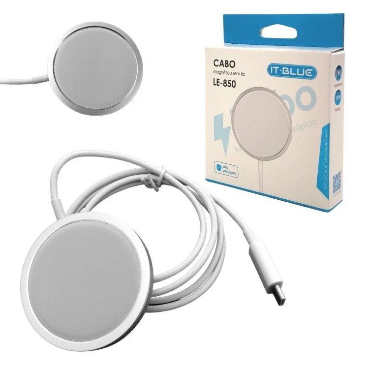 Carregador s/ Fio por Indução 15w It-Blue Le-850
