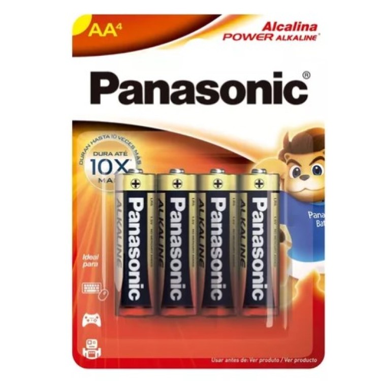 PILHA ALCALINA PANASONIC AA