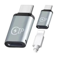 ADAPTADOR LIGHTNING FÊMEA X TIPO-C MACHO OTG