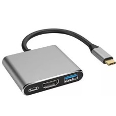 ADAPTADOR 3X1 TIPO  C PARA HADMI KPAD 118