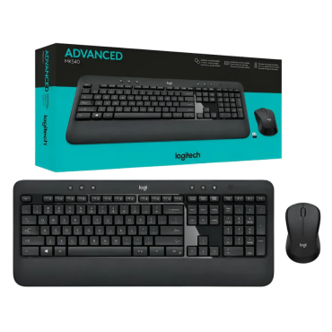 Kit Teclado E Mouse Mk540 Advanced Sem Fio Layout Abnt2 Ambidestro Logitech