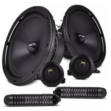 Alto Falante Kit 2 Vias 6" Bravox Black CS60BK - 130 Watts RMS