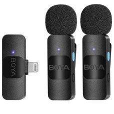MICROFONE SEM FIO DE LAPELA BOYA BY - V20 TYPE C DUPLO