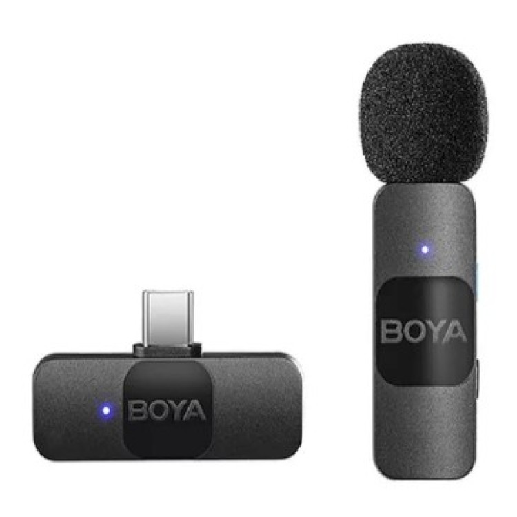 MICROFONE SEM FIO DE LAPEA BOYA BY - V10