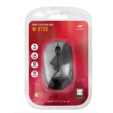 MOUSE SEM FIO BT+RC/NANO M-BT50BK C3T