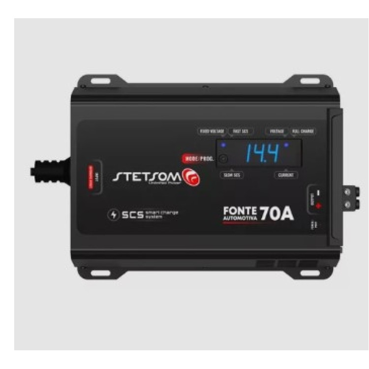 Fonte Automotiva Carregador Stetsom 70a 
